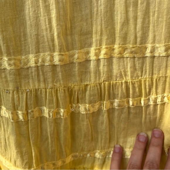 Brand new yellow gradient maxi skirt - Picture 2 of 5